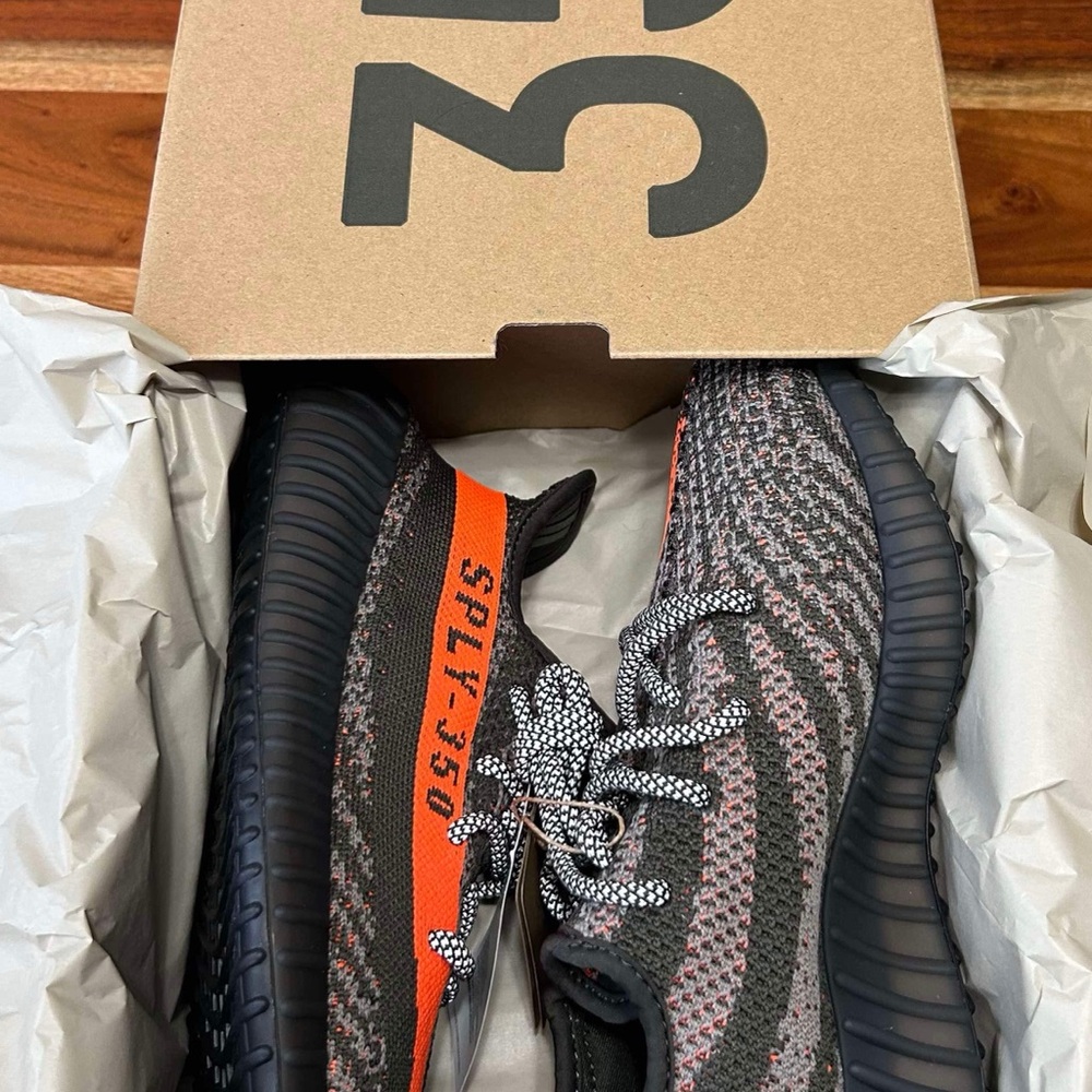 Adidas Yeezy Boost 350 V2 in Black and Orange